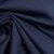 Трикотаж костюмный темно-синий в рубчик