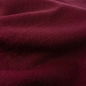 Пальтовая ткань с ворсом вишневая