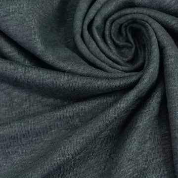 Трикотаж льняной серо-зеленый