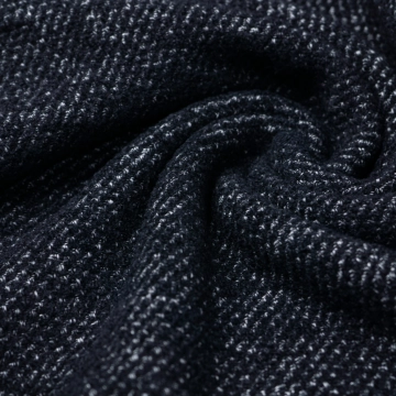 Пальтовая шерсть букле черная 2 метра