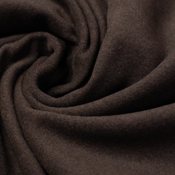 Шерсть пальтовая темно-коричневая тонкая