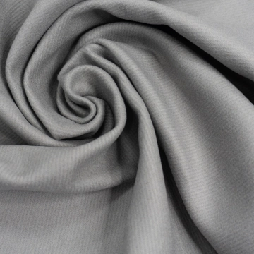 Пальтовая шерсть дублированная диагональная серая