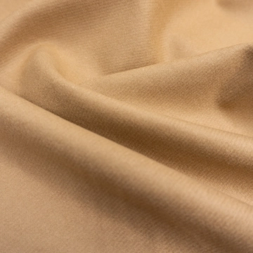 Пальтовая шерсть дублированная диагональная бежевая