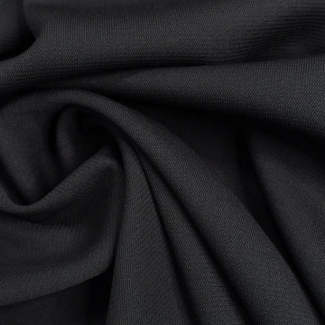 Шерсть черная костюмно-пальтовая