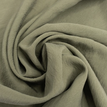 Ткань с мятым эффектом хаки