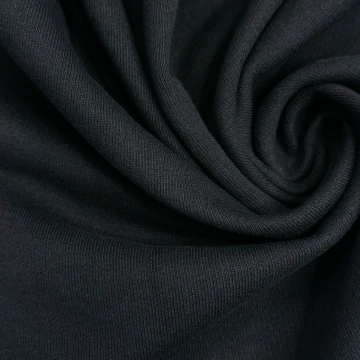 Футер с мелкой петлей черный