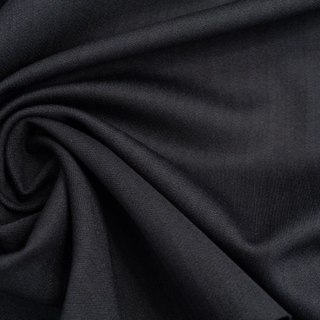 Трикотаж черный костюмный в елочку