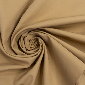 Курточная ткань с хлопком бежевая