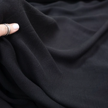 Твил хлопковый плательно-блузочный черный