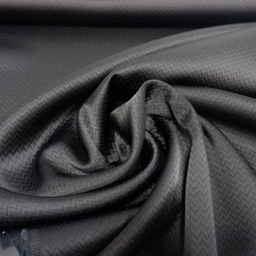 Креп в елочку черный