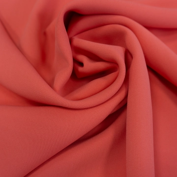 Кади креп яркий коралл