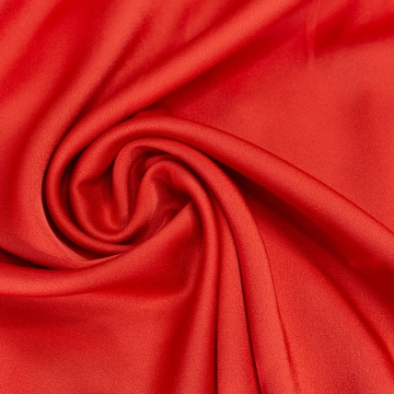 Вискоза плательная сатиновая красная