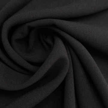 Плательный креп черный