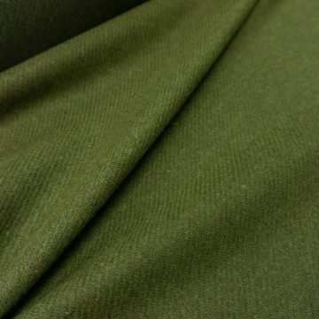 Шерсть костюмная болотно-зеленая двойная