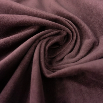 Вельвет шоколадно-вишневый с эластаном