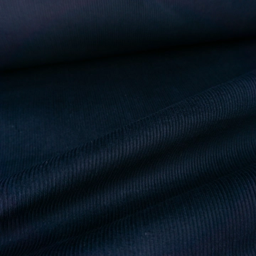 Вельвет темно-синий с эластаном 2 мм рубчик
