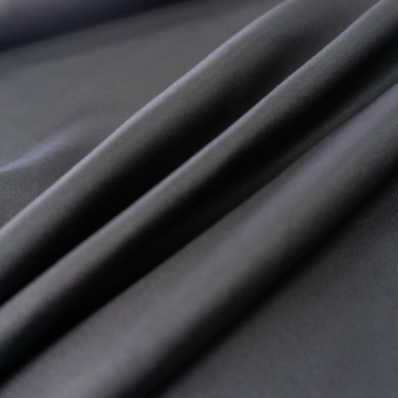 Шелк натуральный черный саржевый