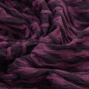 Трикотаж жаккардовый жатка вишневый