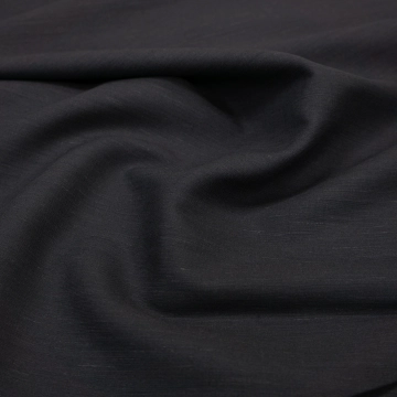 Шерсть тонкая вуаль черная