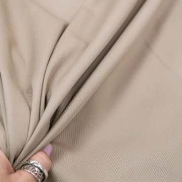 Хлопок бежевый габардин для тренча