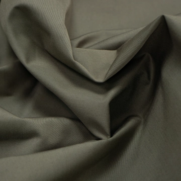 Хлопок курточный зеленый болотный