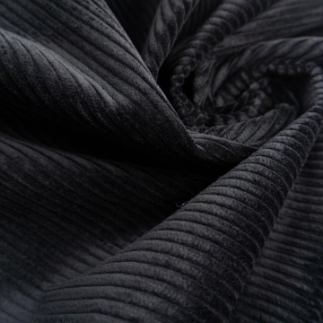Вельвет черный люкс из хлопка