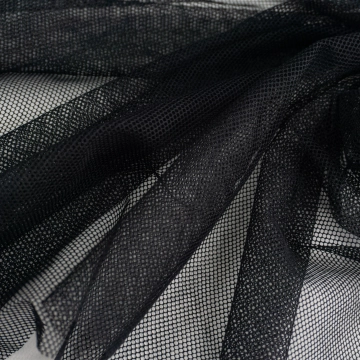 Сетка стрейчевая из вискозы черно-синяя