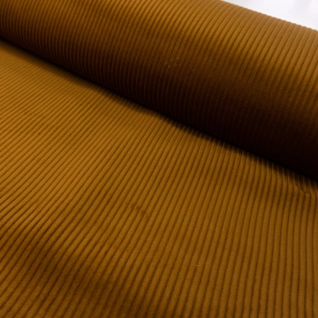 Вельвет золотисто-коричневый плотный продублированный