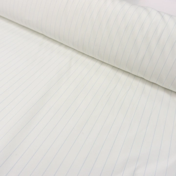 Рубашечный хлопок белый в полоску