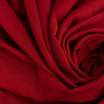 Трикотаж вискозный красный гладкий