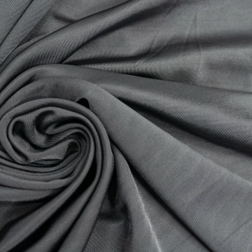 Трикотаж с муаром вискозный серый