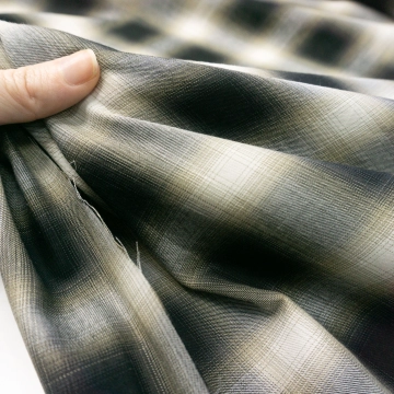 Хлопок с вискозой клетка расплывчатая