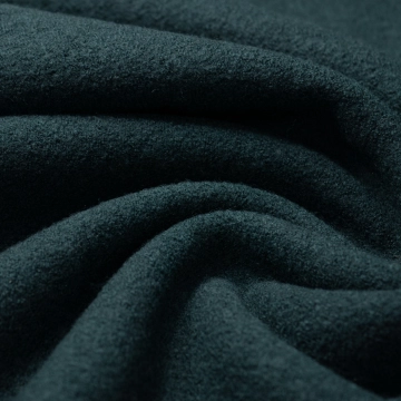 Пальтовая шерсть лоден темно-зеленый