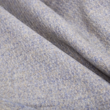 Шерсть твид c ворсом серо-бежевая