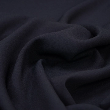 Костюмная вискоза креп кади черная