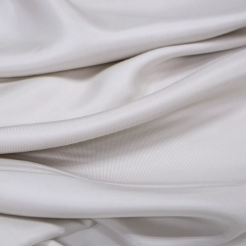 Шелк натуральный твил бежево-серый