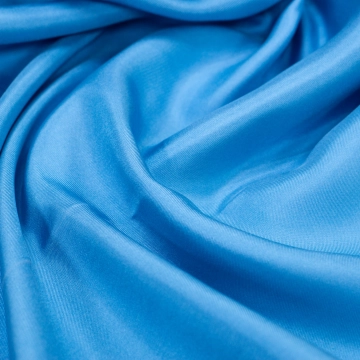 Шелк натуральный твил голубое небо