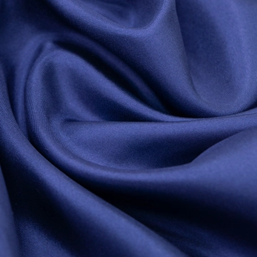 Шелк натуральный твил синий