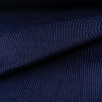 Вельвет темно-синий рубчик 2 мм с эластаном