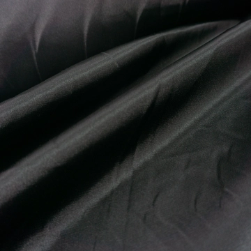Вискоза сатин тафта черная