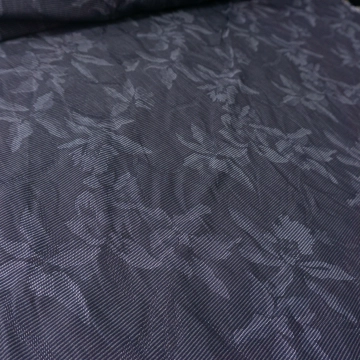 Хлопок батист синий жаккард