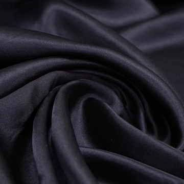 Шелк атлас тонкий шармиоз черный