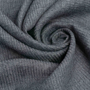 Шерсть серая меланжевая фактурная полоска 3,3 метра