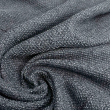 Шерсть серая меланжевая фактурная 3,2 метра