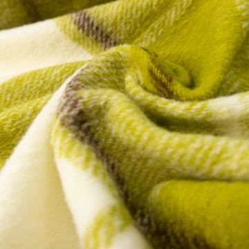 Лоден в клетку оливково-молочную