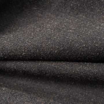 Шерсть с хлопком с узелками шоколадными