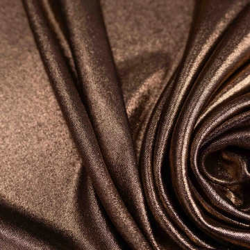 Трикотаж вискозный золотисто-медный