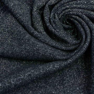 Футер черный с люрексом