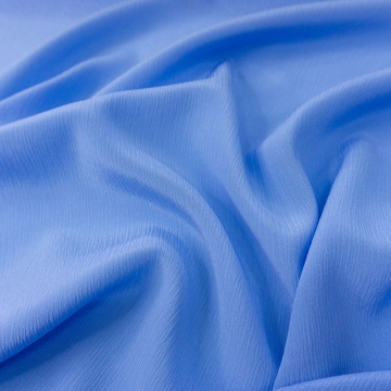 Шелк креш голубой