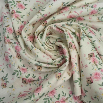 Джинс облегченный monali с розочками